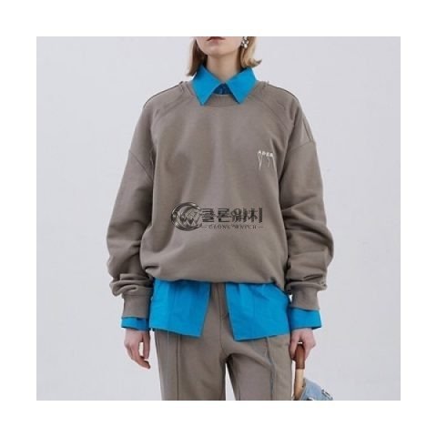 ✨ADER Womens Minimal Cotton Tshirts Camel - ADER 2021 여성 미니멀 코튼 긴팔티 Ade0025x Size(s - l) 카멜