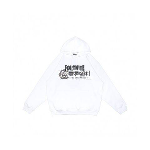 ✨Balenciaga Unisex Logo Cotton Hoodie White - 발렌시아가 남/녀 로고 코튼 후디 Bal01280x Size(xs - l) 화이트
