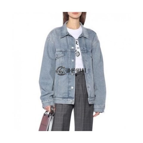 ✨[발렌시아가]Balenciaga 2020 Mm/Wm Logo Casual Oversize Denim Jackets - 발렌시아가 2020 남/녀 로고 캐쥬얼 오버사이즈 데님 재킷 Bal0852x.Size(s - xl).블루