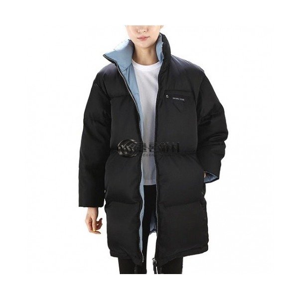 ✨Prada 2019 Womens Logo Long Down Padding - 프라다 2019 여성 로고 롱다운 패딩 Pra0714x.Size(s - xl). 네이비