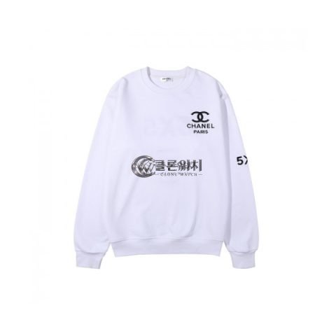✨Chanel Mm/Wm Crew-neck Logo Cotton Tshirt White - 샤넬 2021 남/녀 크루넥 로고 코튼 긴팔티 Cnl0800x Size(s - xl) 화이트