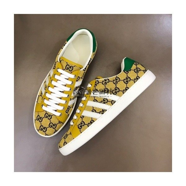 ✨구찌 남성 클래식 옐로우 스니커즈- Mens Yellow Sneakers