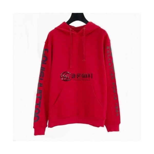 ✨[루이비통]Louis vuitton 2020 Mm/Wm Logo Cotton Hoodie - 루이비통 2020 남자 로고 코튼 후디 Lou01652x.Size(s - xl).레드