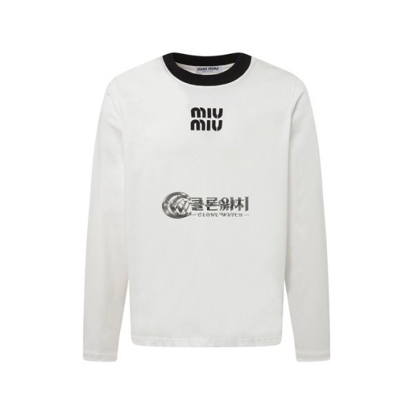 ✨미우미우 남/녀 라운드 긴팔티