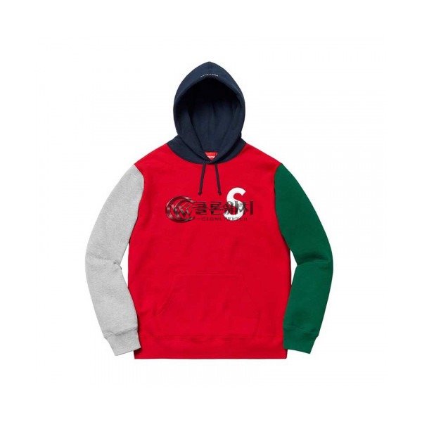 ✨[슈프림]Supreme 2020 Mm/Wm Logo Cotton Hoodie - 슈프림 2020 남자 로고 코튼 기모 후드티 Sup0086x.Size(s - xl).레드