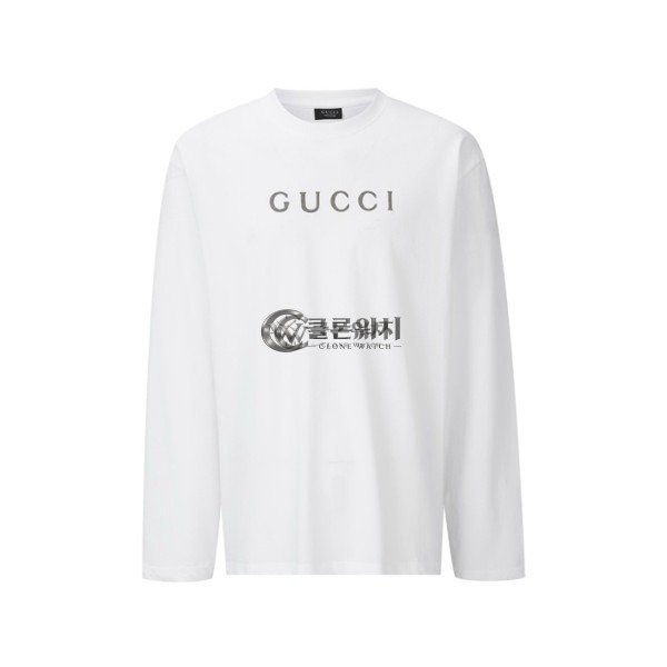 ✨구찌 남성 라운드 긴팔티