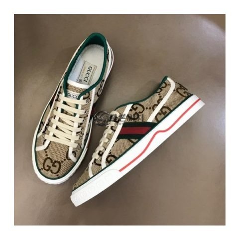 ✨구찌 남/녀 테니스 브라운 스니커즈- Unisex Brown Sneakers