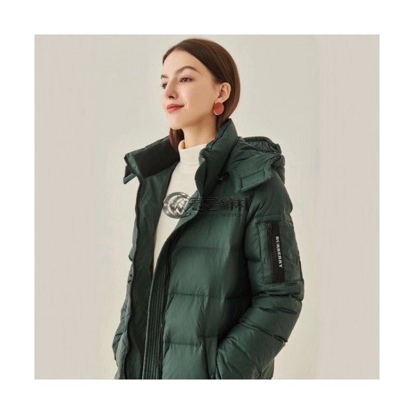 ✨Burberry 2019 Womens Vintage Logo Down Padding - 버버리 2019 여성 빈티지 로고 다운 패딩 Bur0905x.Size(s - xl).2컬러(그린/블랙)