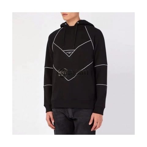 ✨[지방시]Givenchy 2020 Mens Logo Casual Cotton HoodT - 지방시 2020 남성 로고 캐쥬얼 코튼 후드티 Giv0288x.Size(m - 3xl).블랙