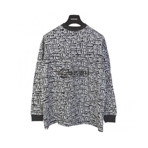 ✨Balenciaga 2019 Mm/Wm Crew - neck Wool Sweater - 발렌시아가 2019 남자 크루넥 울 스웨터 Bal0279x.Size(xs - m).블랙