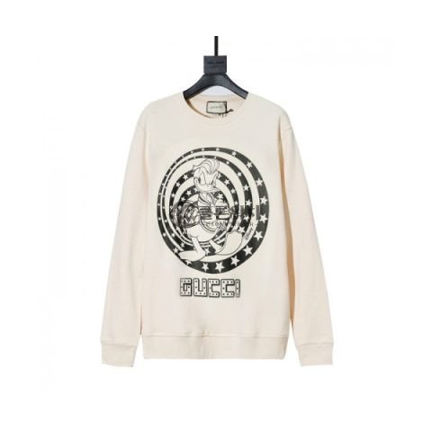 ✨[구찌]Gucci 2020 Mm/Wm Logo Crew-neck Cotton Tshirts - 구찌 2020 남/녀 로고 코튼 크루넥 코튼 긴팔티 Guc03309x.Size(xs - l).아이보리