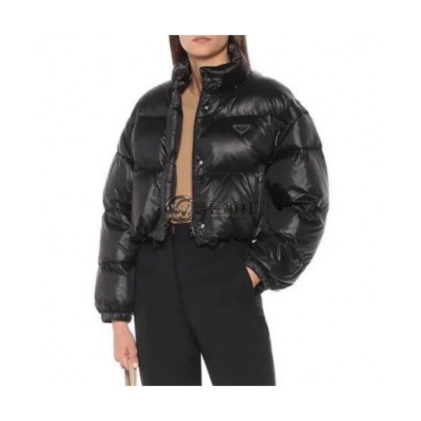 ✨[프라다]Prada 2020 Womens Logo Casual Down Jackets - 프라다 2020 여성 로고 캐쥬얼 다운 자켓 Pra01159x.Size(s - l).블랙