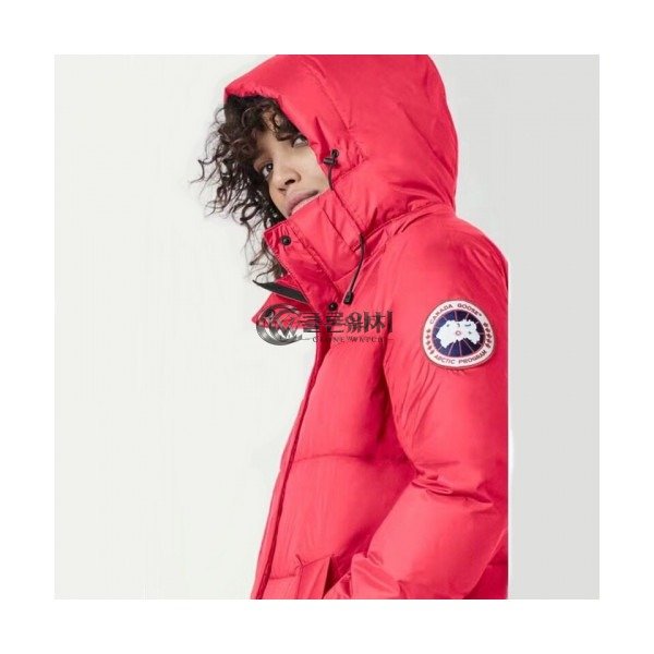 ✨Canada goose 2019 Mm/Wm Patch Logo Casual Padding Parka - 캐나다구스 2019 여자 패치 로고 캐쥬얼 패딩파카 Can0145x.Size(xs - 2xl).레드