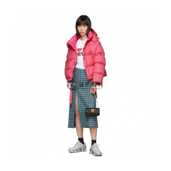 ✨Moncler 2019 Womens Patch Logo Modern Down Padding - 몽클레어 2019 여성 패치 로고 모던 다운패딩 Moc0774x.Size(s - l).핑크