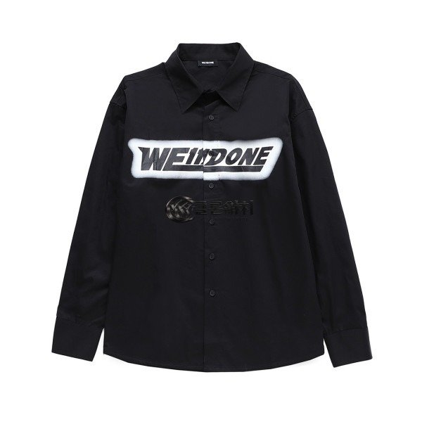 ✨웰던 남/녀 캐쥬얼 블랙 셔츠- Welldone Unisex Black Tshirts