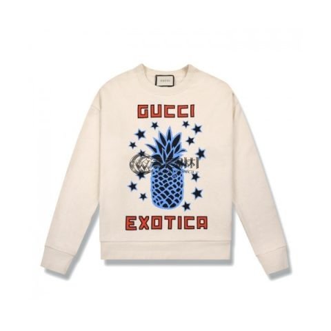 ✨[구찌]Gucci 2020 Mm/Wm Logo Crew-neck Cotton Tshirts - 구찌 2020 남/녀 로고 코튼 크루넥 코튼 긴팔티 Guc02995x.Size(s - l).아이보리