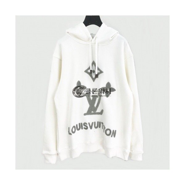 ✨[루이비통]Louis vuitton 2020 Mm/Wm Logo Cotton Hoodie - 루이비통 2020 남자 로고 코튼 후디 Lou01631x.Size(s - 2xl).화이트