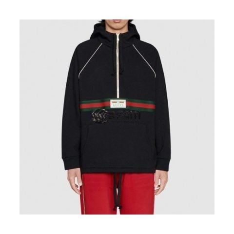 ✨Gucci Mm/Wm Logo Casual Hoodie Black - 구찌 2021 남/녀 로고 캐쥬얼 후드티 Guc04003x Size(xs - xl) 블랙