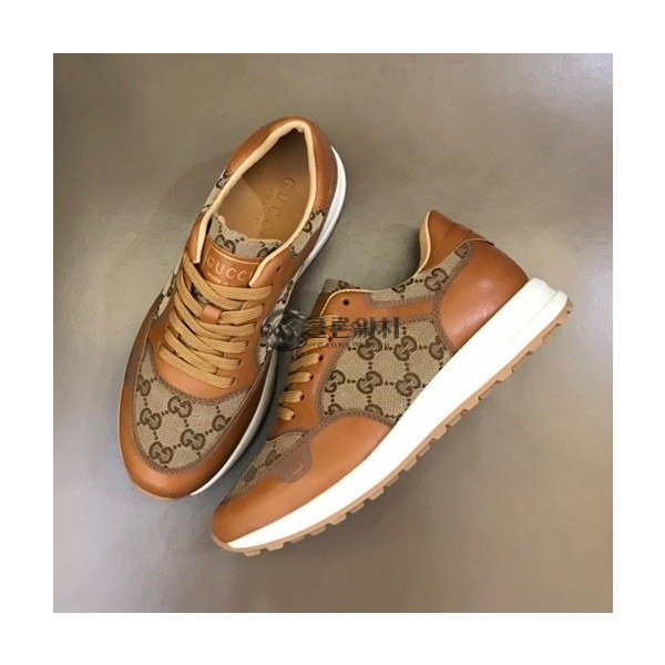 ✨구찌 남성 클래식 카멜 스니커즈- Mens Camel Sneakers