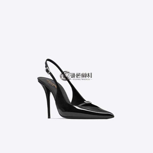 ✨생로랑 여성 페이턴트 슬링백 펌프스 【매장-190만원대】