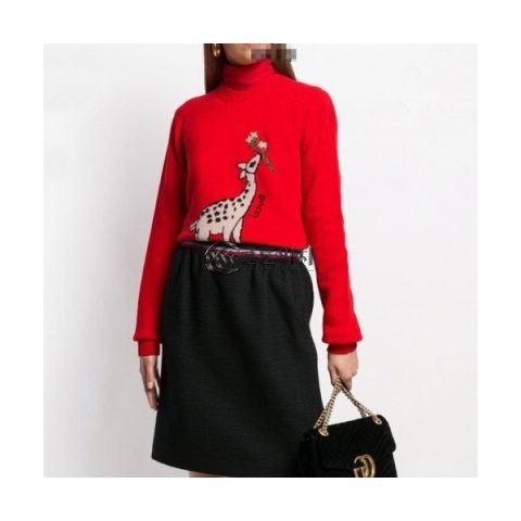 ✨Gucci 2019 Womens Casual Crew-neck Wool Sweater - 구찌 2019 여성 캐쥬얼 크루넥 울 스웨터 Guc01787x.Size(s - l).레드