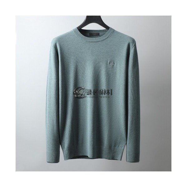✨[프라다]Prada 2020 Mens Crew-neck Wool Sweaters - 프라다 2020 남성 크루넥 울 스웨터 Pra01156x.Size(m - 2xl).그린