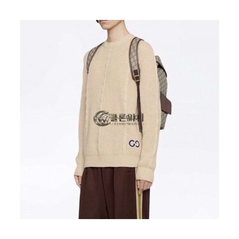 ✨Gucci 2020 Mens Logo Crew-neck Sweaters - 구찌 2020 남성 로고 코튼 크루넥 스웨터 Guc02976x.Size(s - xl).아이보리
