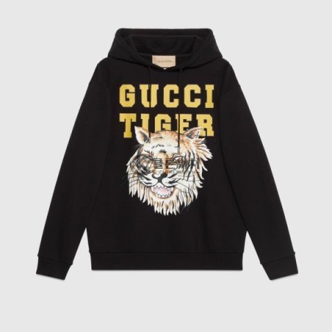 ✨Gucci Unisex Logo Casual Hoodie White - 구찌 2022 남/녀 로고 캐쥬얼 후드티 Guc04544x Size(xs - xl) 블랙
