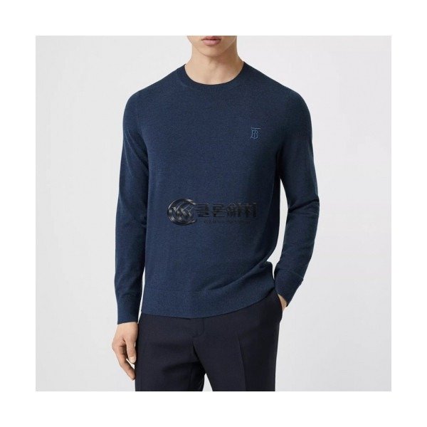 ✨[버버리]Burberry 2020 Mens Logo Cashmere Sweaters - 버버리 2020 남성 로고 캐시미어 스웨터 Bur02924x.Size(m - 3xl).네이비