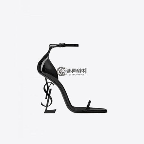 ✨생로랑 여성 페이턴트 오피움 샌들 【매장-240만원대】
