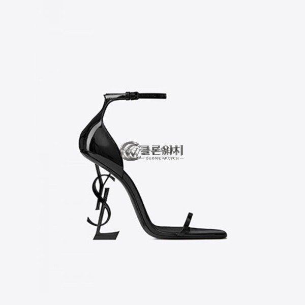 ✨생로랑 여성 페이턴트 오피움 샌들 【매장-240만원대】