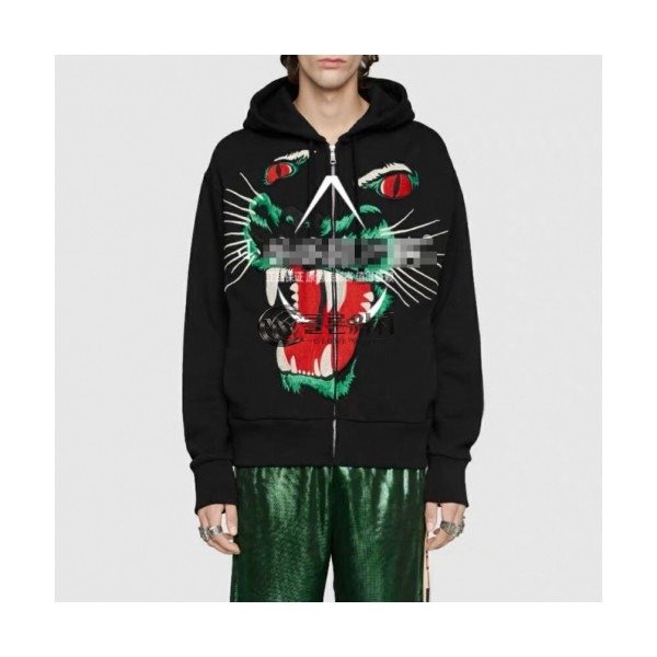 ✨[구찌]Gucci 2019 Mm/Wm Wolf Casual Cotton HoodT - 구찌 2019 남자 울프 캐쥬얼 코튼 후디 Guc02075x.Size(s - 3xl).블랙