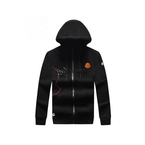 ✨[몽클레어]Moncler 2020 Mens Logo Casual Silket Hoodie - 몽클레어 2020 남성 로고 캐쥬얼 실켓 후디 Moc01389x.Size(l - 4xl).블랙