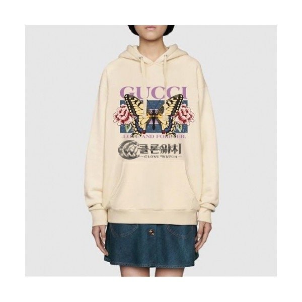✨[구찌]Gucci 2020 Mm/Wm Logo Casual Oversize Cotton Hooded - 구찌 2020 남/녀 로고 캐쥬얼 오버사이즈 코튼 후드티 Guc03166x.Size(s - l).아이보리