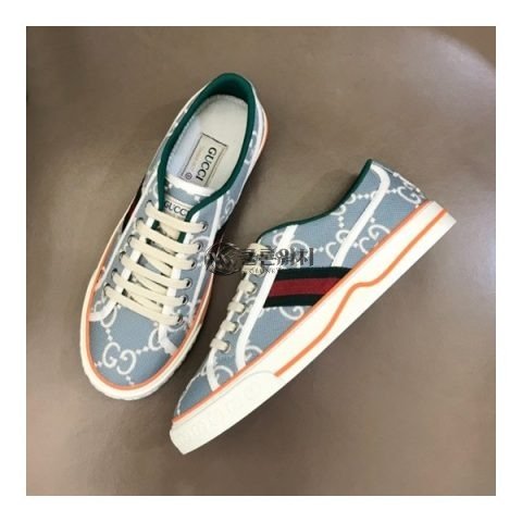 ✨구찌 남/녀 테니스 블루 스니커즈- Unisex Blue Sneakers
