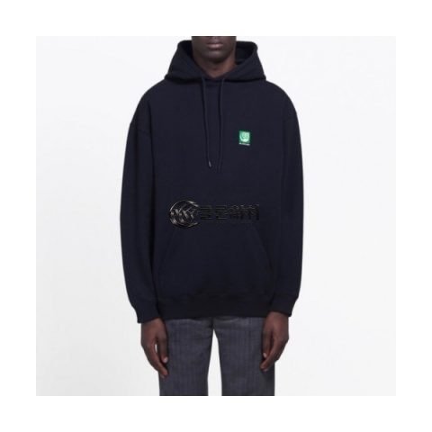 ✨[커스텀급]Balenciaga 2020 Mm/Wm Logo Cotton Oversize Hoodie - 발렌시아가 2020 남자 로고 코튼 기모 오버사이즈 후디 Bal0547x.Size(xs - l).블랙