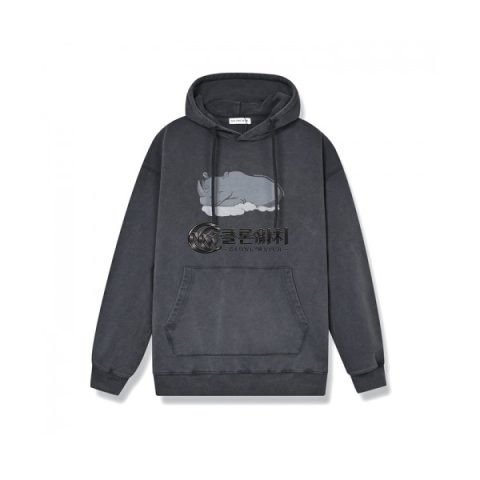 ✨[발렌시아가]Balenciaga 2020 Mm/Wm Logo Cotton Oversize Hoodie - 발렌시아가 2020 남/녀 로고 코튼 오버사이즈 후디 Bal0780x.Size(xs - l).다크그레이