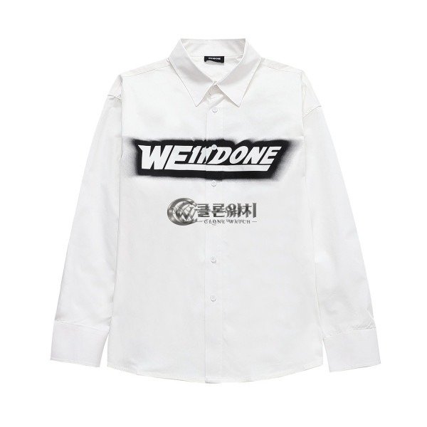 ✨웰던 남/녀 캐쥬얼 화이트 셔츠- Welldone Unisex White Tshirts