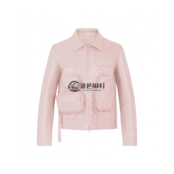 ✨Fendi Unisex Trendy Monogram Leather Jacket - 펜디 남/녀 모노그램 가죽 자켓 - fen806x