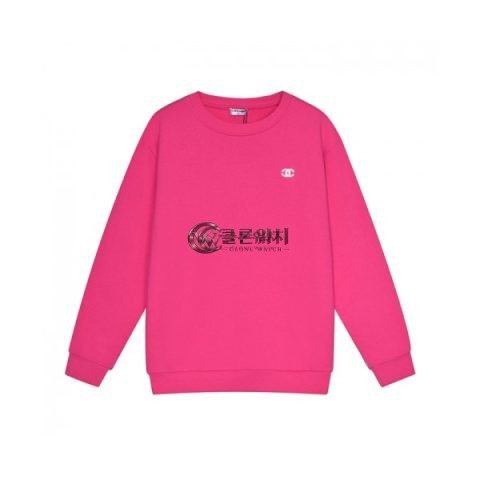 ✨Chanel Womens Crew-neck Logo Cotton Tshirt Pink - 샤넬 2021 여성 크루넥 로고 코튼 긴팔티 Cnl0810x Size(s - l) 핑크