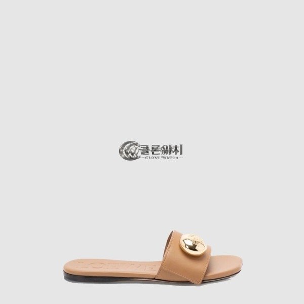 ✨로에베 여성 페블 가죽 샌들