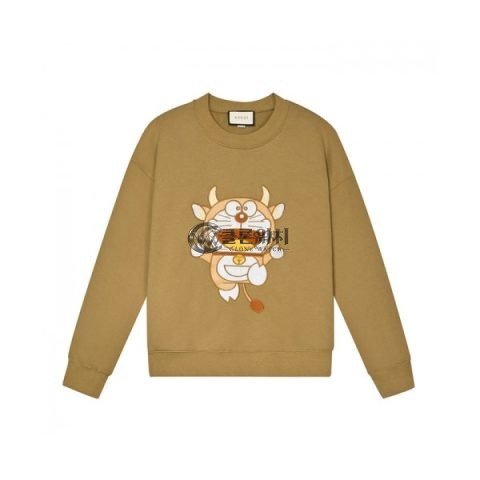 ✨Gucci Mm/Wm Logo Crew-neck Cotton Tshirts Camel - 구찌 2021 남/녀 로고 코튼 크루넥 코튼 긴팔티 Guc04036x Size(s - l) 카멜