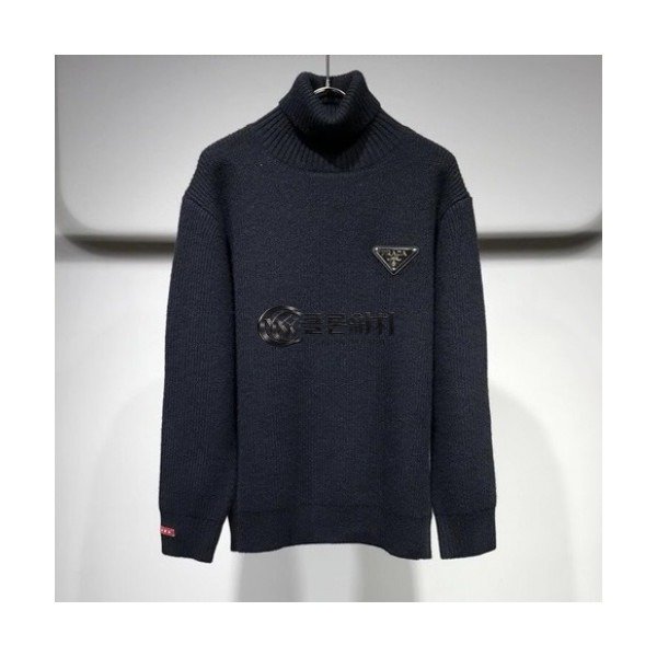 ✨[프라다]Prada 2020 Mens Turtle-neck Sweaters - 프라다 2020 남성 터틀넥 스웨터 Pra02153x.Size(m - 2xl).블랙