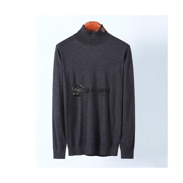 ✨[에르메스]Hermes 2020 Mens Turtle-neck Wool Sweater - 에르메스 2020 남성 터틀넥 울 스웨터 Her0562x.Size(m - 3xl).다크그레이