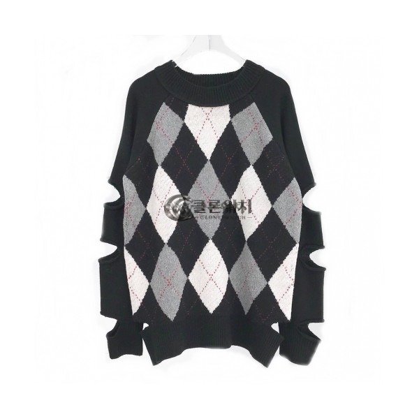 ✨[버버리]Burberry 2020 Mm/Wm Vintage Crew-neck Sweaters - 버버리 2020 남자 빈티지 크루넥 스웨터 Bur02117x.Size(s - xl).블랙