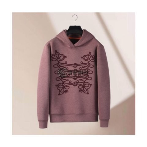✨Hermes Mens Logo Casual Cotton Hoodie Pink - 에르메스 2021 남성 로고 캐쥬얼 코튼 후드티 Her0697x Size(m - 3xl) 핑크