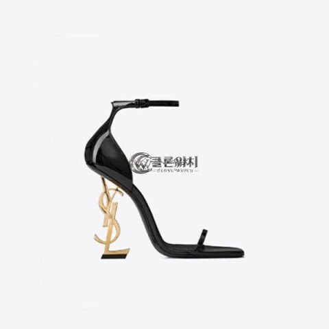 ✨생로랑 여성 페이턴트 오피움 샌들 【매장-240만원대】