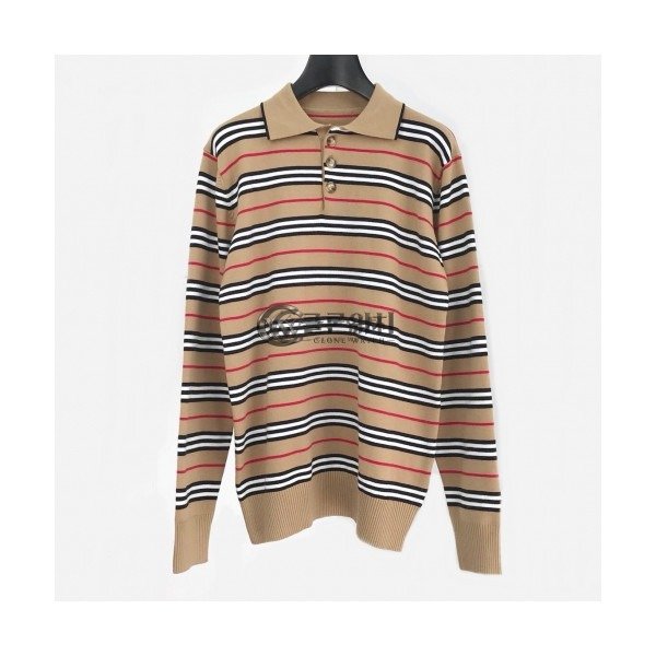 ✨[버버리]Burberry 2020 Mm/Wm Vintage Polo Wool Sweaters - 버버리 2020 남자 빈티지 폴로 울 스웨터 Bur02092x.Size(s - xl).카멜