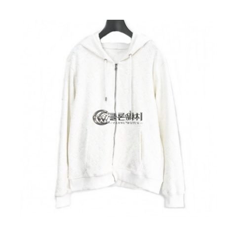 ✨[루이비통]Louis vuitton 2020 Mm/Wm Logo Velvet Hoodie - 루이비통 2020 남자 로고 벨벳 후디 Lou01673x.Size(s - 2xl).화이트