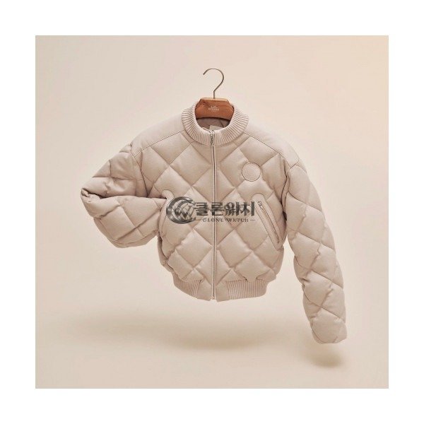 ✨Hermes Womens Logo Casual Jackets Beige - 에르메스 2021 여성 로고 캐쥬얼 자켓 Her0720x Size(s - l) 베이지